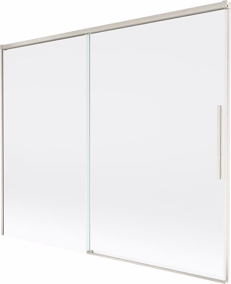 Mexen Rox schermo per doccia pieghevole a 2 ante 190 x 150 cm, trasparente, nichel spazzolato - 8C9-190-001-97-00