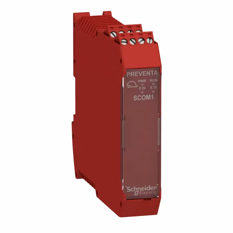 Modulo di comunicazione di sicurezza Schneider Electric, 1 canale (inizio/fine linea), controllore di sicurezza Modicon XPSMCM, morsetti a vite XPSMCMCO0000S1