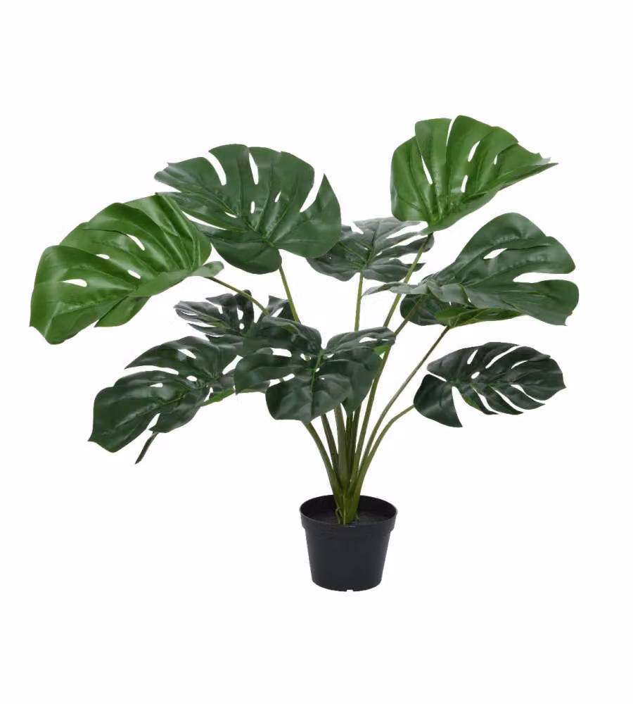 Pianta Monstera Artificiale in vaso 66cm