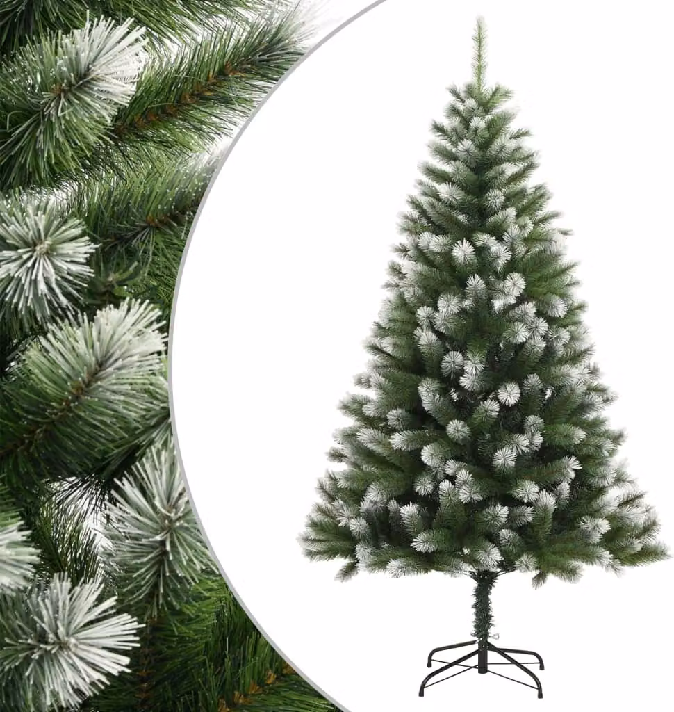 Maison Exclusive - Albero di Natale artificiale pieghevole con effetto neve, 210 cm