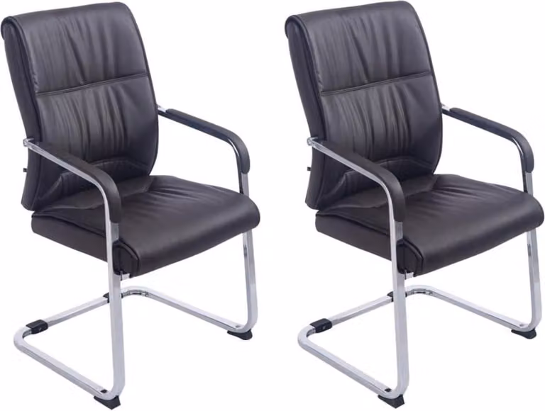 Set di 2 sedie da pranzo - Cantilever - Design ergonomico