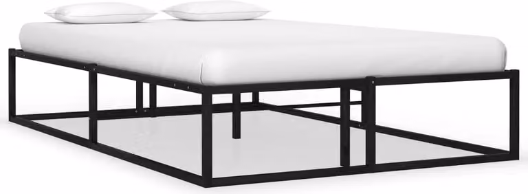 vidaXL Struttura letto in metallo nero 120x200 cm - Struttura letto - Struttura letto - Struttura letto - Letto matrimoniale