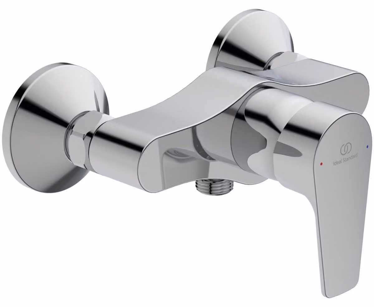 Miscelatore monocomando per doccia Cerafine D, cromo, 13 l/min, con accessori