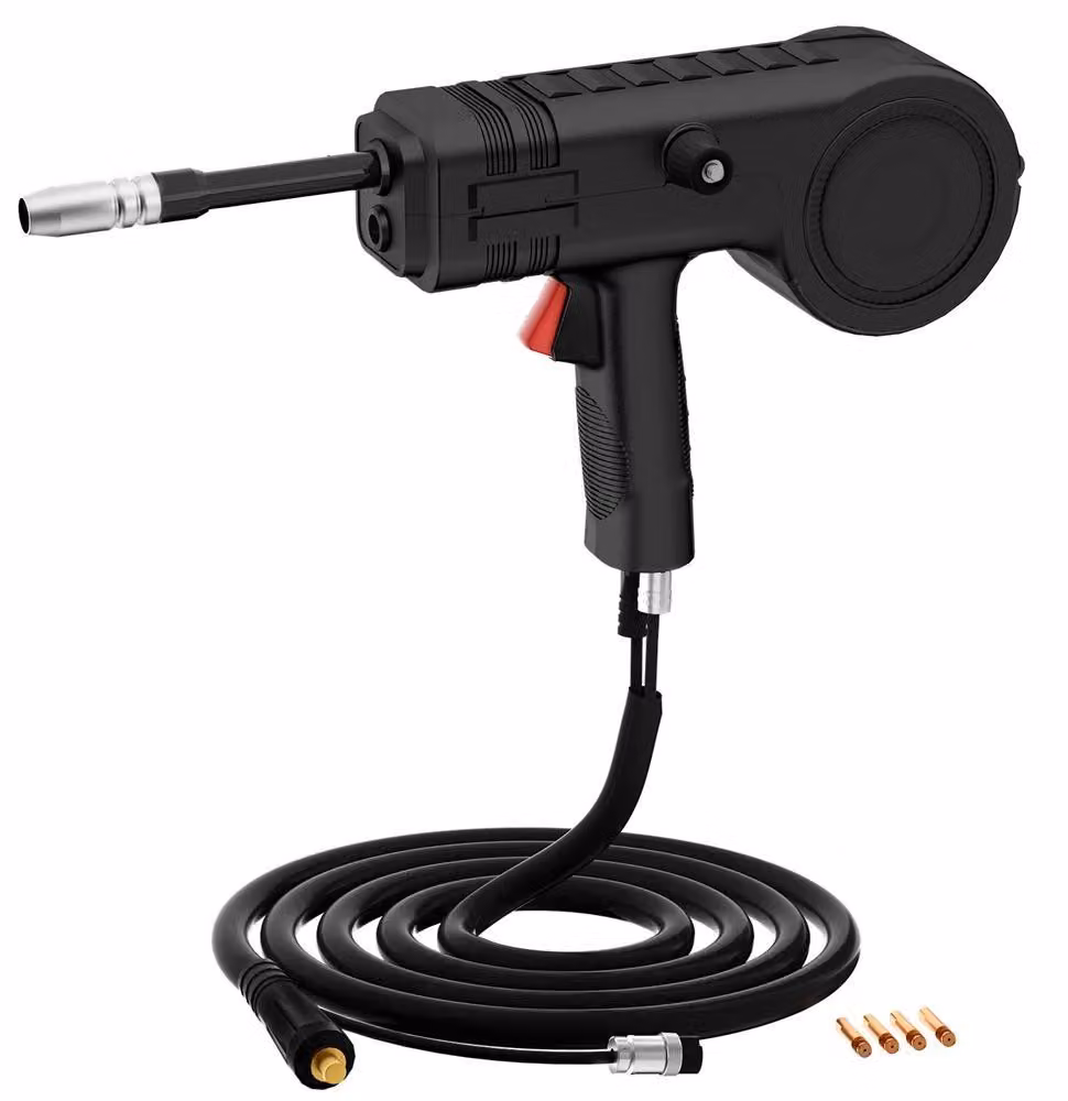 Pistola saldatrice MIG - Manipolo saldatore - 140A - Cavo da 3 metri - Connettore EU a 4 poli - Per filo di saldatura da 1 kg