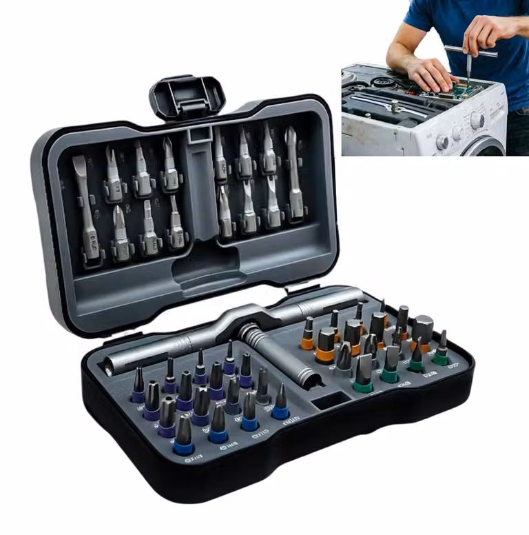 Solidchoice - Set di cacciaviti di precisione - Kit di utensili a manico a T, 46 pezzi