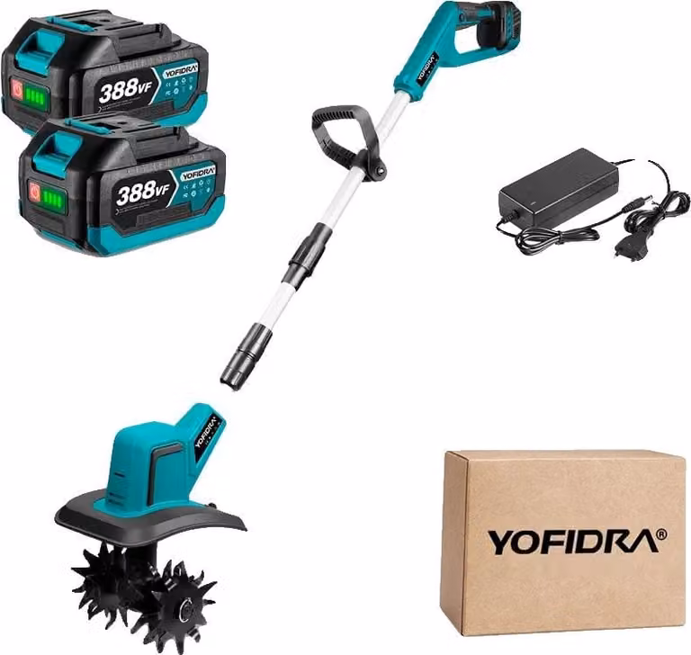 Zappatrice, motore brushless, design ergonomico, batteria 2PC 3,0 Ah