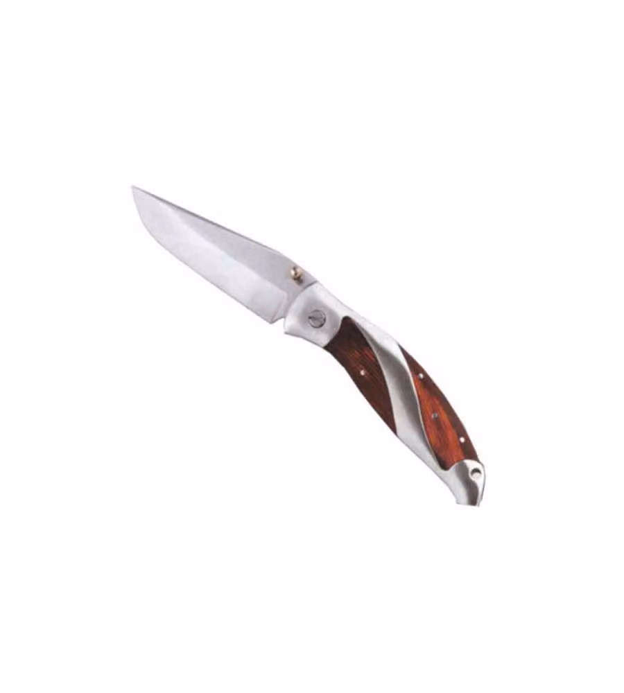 Coltello Tasca M/Co Inox/Legno Cm 20       Ausonia