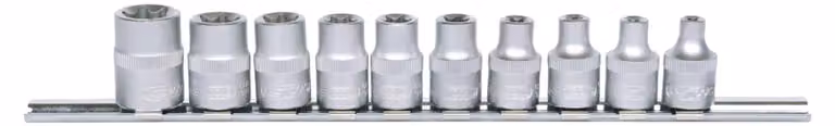 KS TOOLS Set di bussole Torx-E da 3/8" 10 pz. E5-E18 - 911.3930