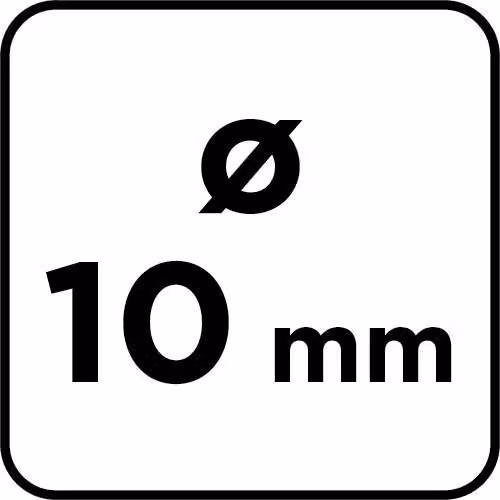 Punta per calcestruzzo SDS Plus con doppia spirale 10 x 600 mm