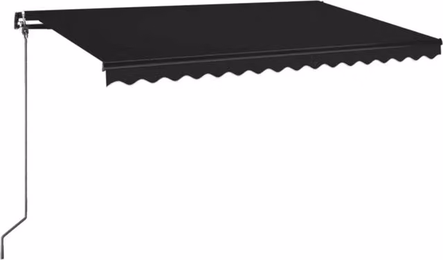 Tenda da Sole | Tenda parasole Retrattile Manuale 400x350 cm Antracite