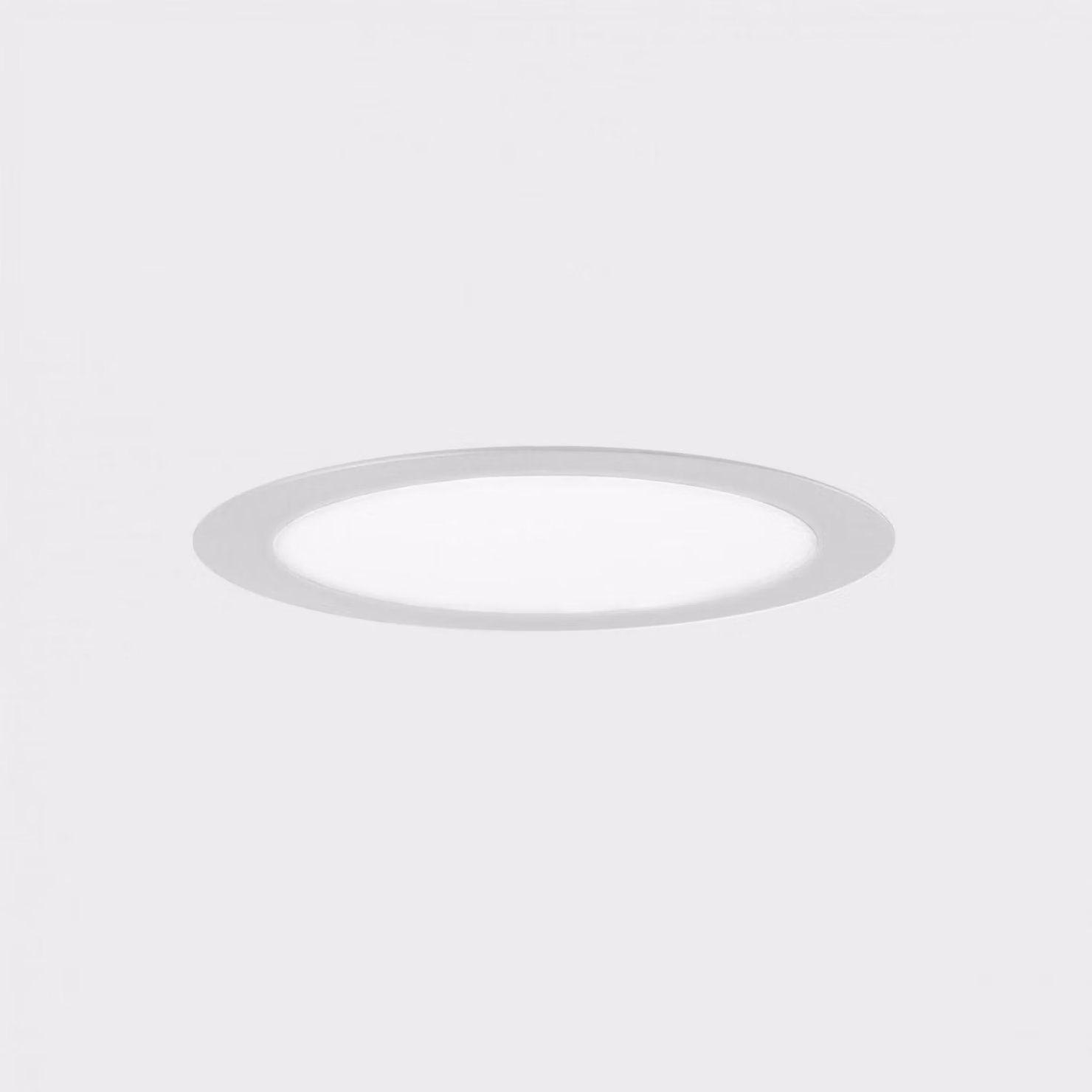 KOHL LIGHTING KOHL-Lighting DISC apparecchio da incasso con cornice 300 mm bianco 24 W CRI 80 4000K PUSH