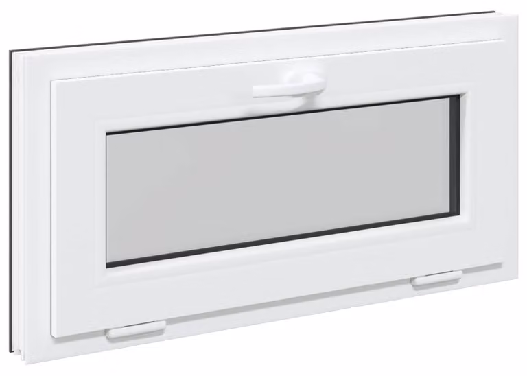 Finestra per Soffitta RISOR 80 x 40 cm PVC e Vetro Antracite