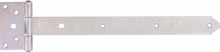 Alberts 310936, supporti per cerniere, con perno pressato, zincati a immersione, con trattamento di passivazione a spessore elevato, nastro 391 x 40 mm, cerniera 103 x 59 mm, set da 3 pezzi