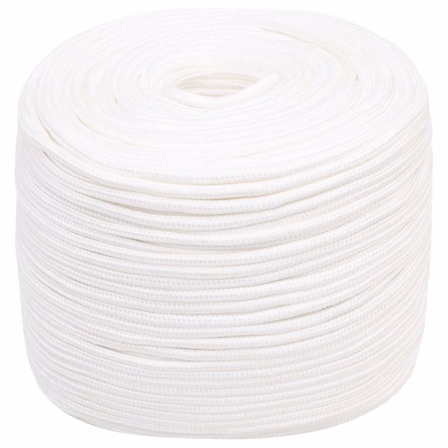 Corda multiuso vidaXL in plastica bianca, diametro 10 mm, lunghezza 500 m, carico massimo 646 kg