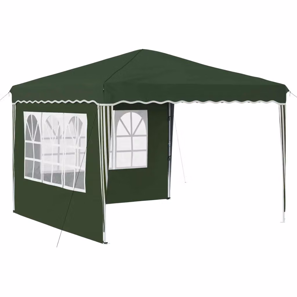 Gazebo pop-up DESIGN IN verde per feste L: 288 cm, P: 288 cm, H: 245 cm – 2