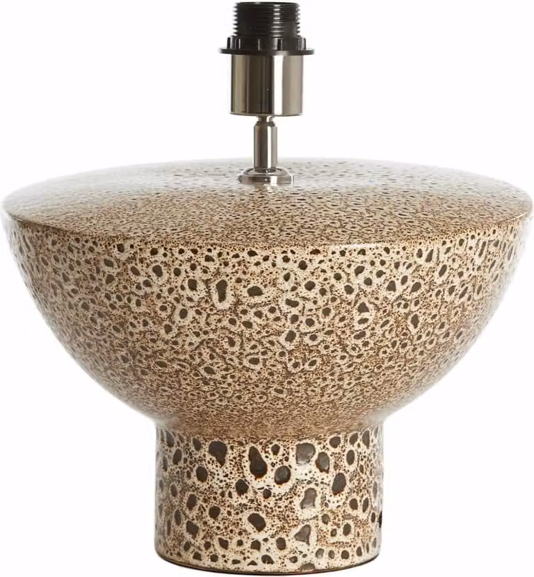 Lampada da tavolo - marrone - Yasur - Vetroceramica - apparecchio singolo - E27 - 7514512 - Light & Living