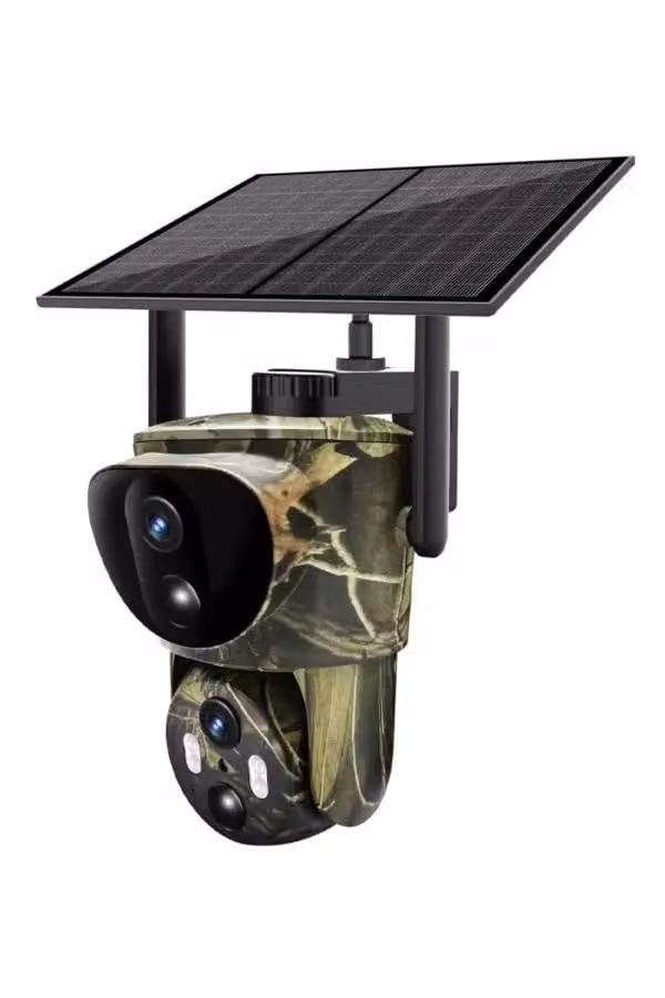 Telecamera 4G solare RobiCam S5 Hunting PTZ Dual Lens, AI, IP66