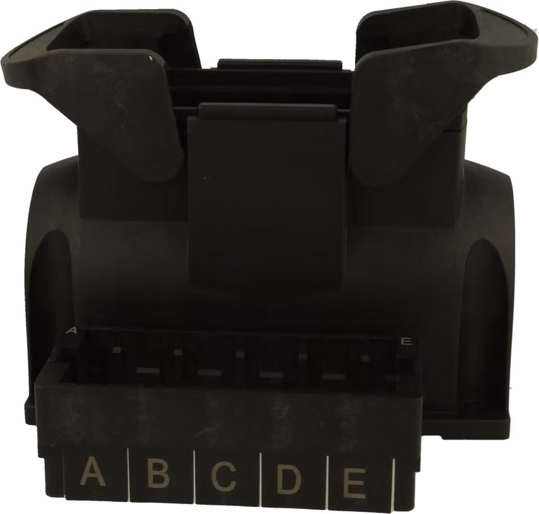 HARTING Han ECO Mod. 16, alloggiamento della presa senza pressacavo, 1 uscita laterale M40, con 2 staffe trasversali - 1 pezzo