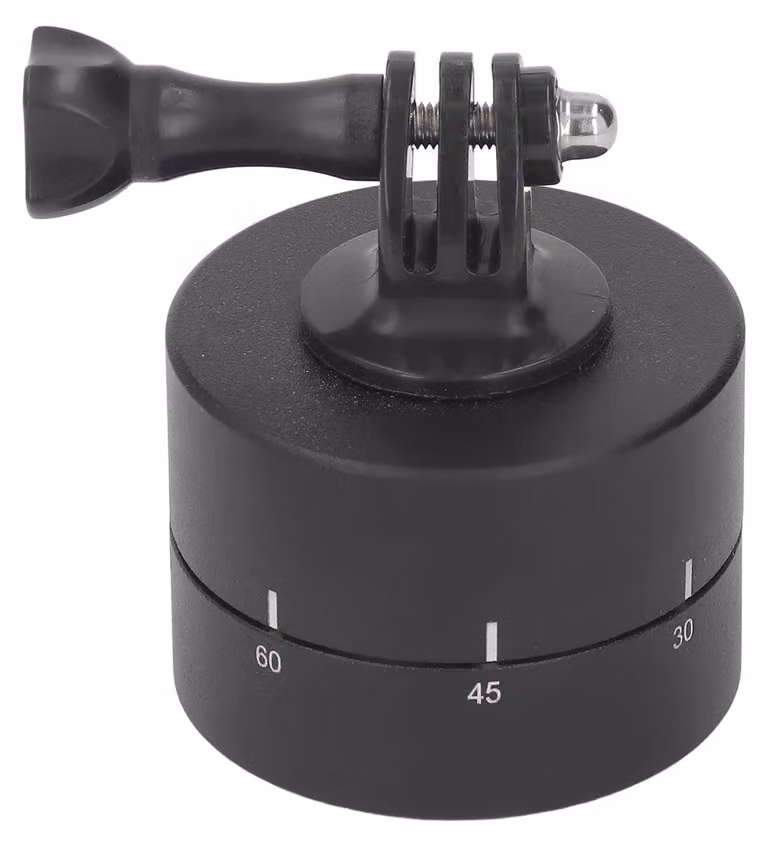 Solidchoice - Stabilizzatore per fotocamera, rallentatore del tempo, alluminio, rotazione a 360 gradi
