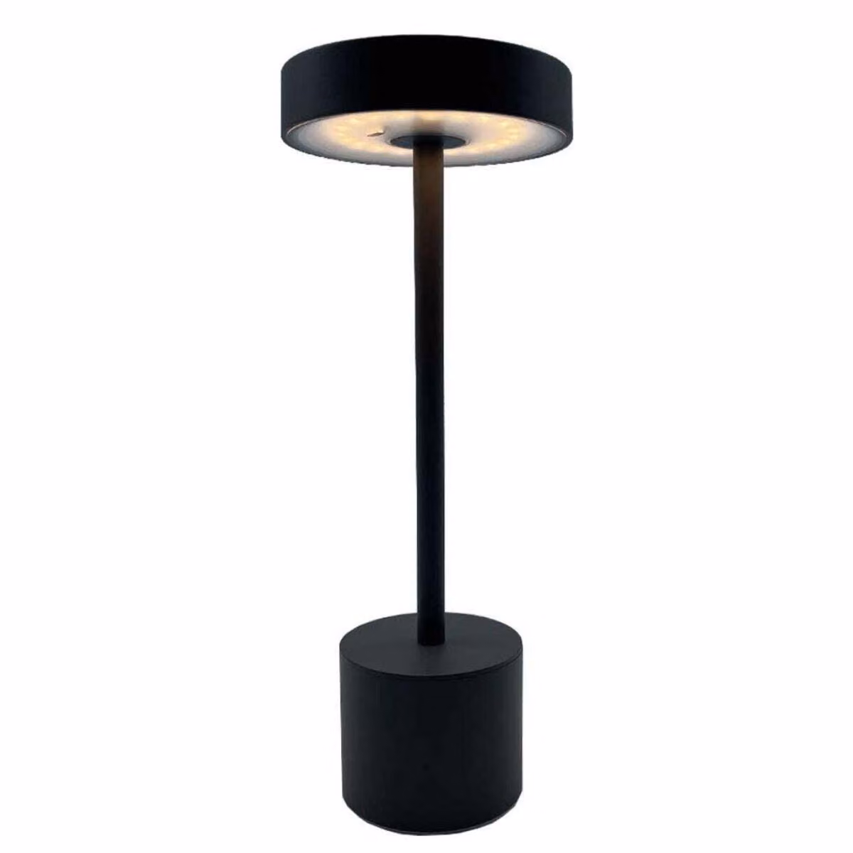Wireless table lamp - LUMISKY - ROBY - Touch in aluminum - Dark gray - LED