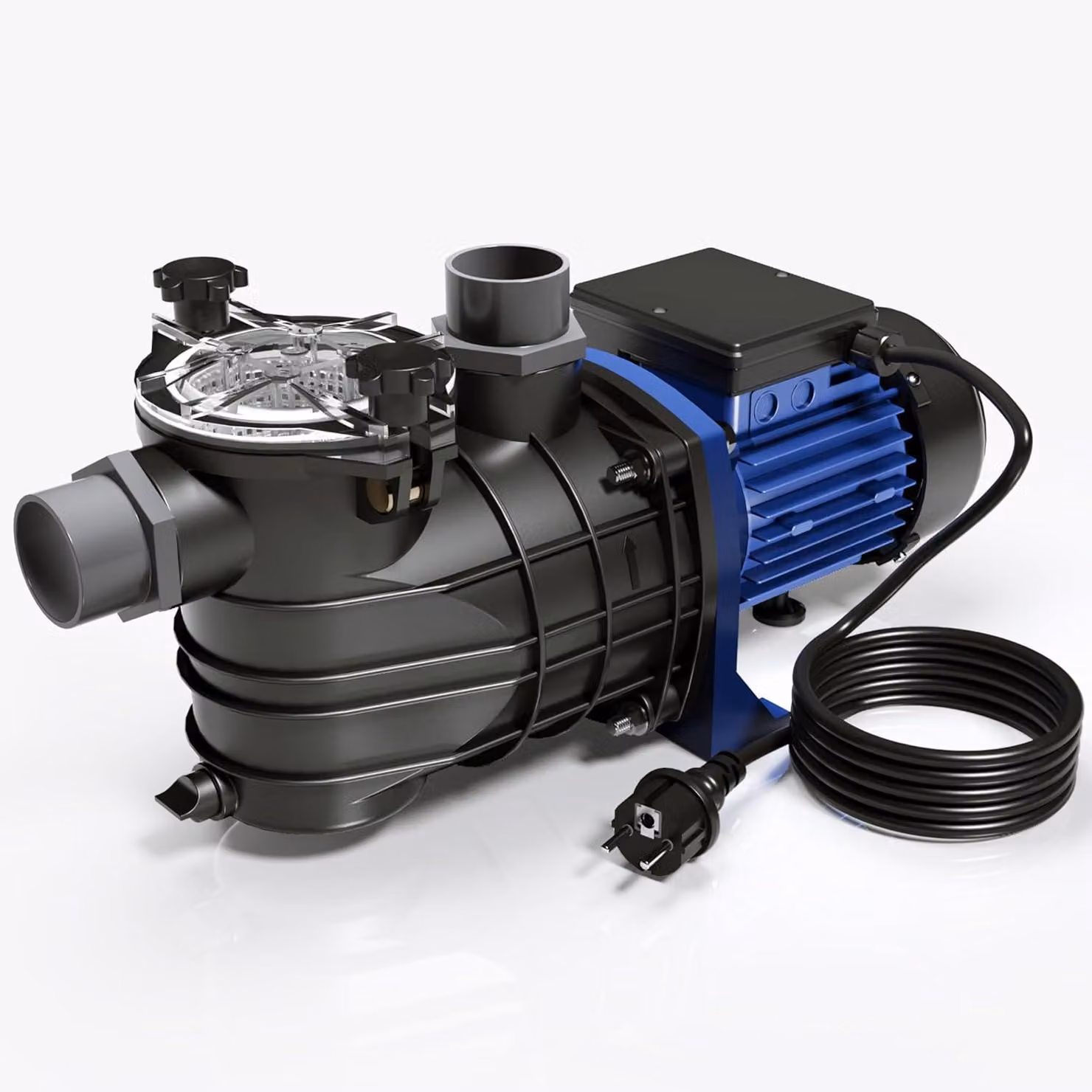 Pompa per piscina da 17.700 litri/ora, 1100 W, pompa per piscina, pompa filtro, pompa di circolazione