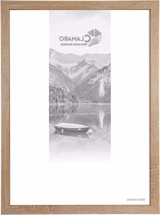 Lampada in rovere - 13 x 98 cm - Lampada da tavolo in legno