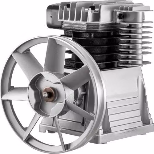 Testa del compressore d'aria VEVOR Industriale in alluminio argento, motore della pompa a stadio singolo da 3 CV, 160 PSI, 1300 rpm, 1 fase, 11 Bar