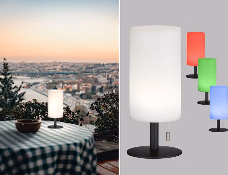 FHL Lampada da tavolo da esterno Larino 28 cm