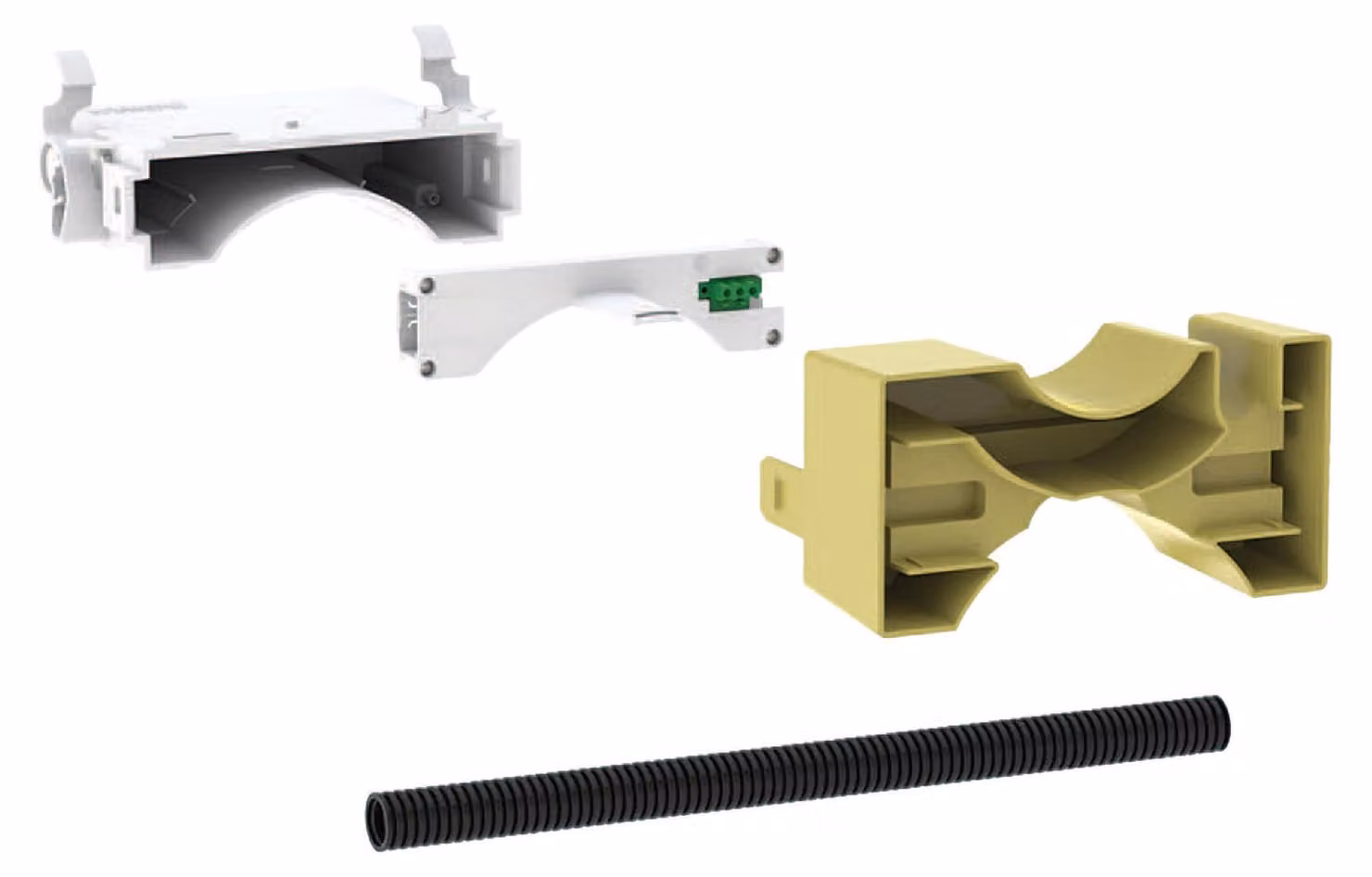 Set Geberit Power & Connect Box, avec étagère intermédiaire, avec borne de raccordement, 116.063.00.6, 116.063.00.6