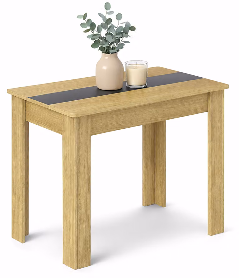 Tavolo da pranzo VCM, tavolo da cucina a base di legno H. 75 x W. 80 x D. 50 cm, tavolo da pranzo compatto per cucina e zona pranzo, tavolo Disalo