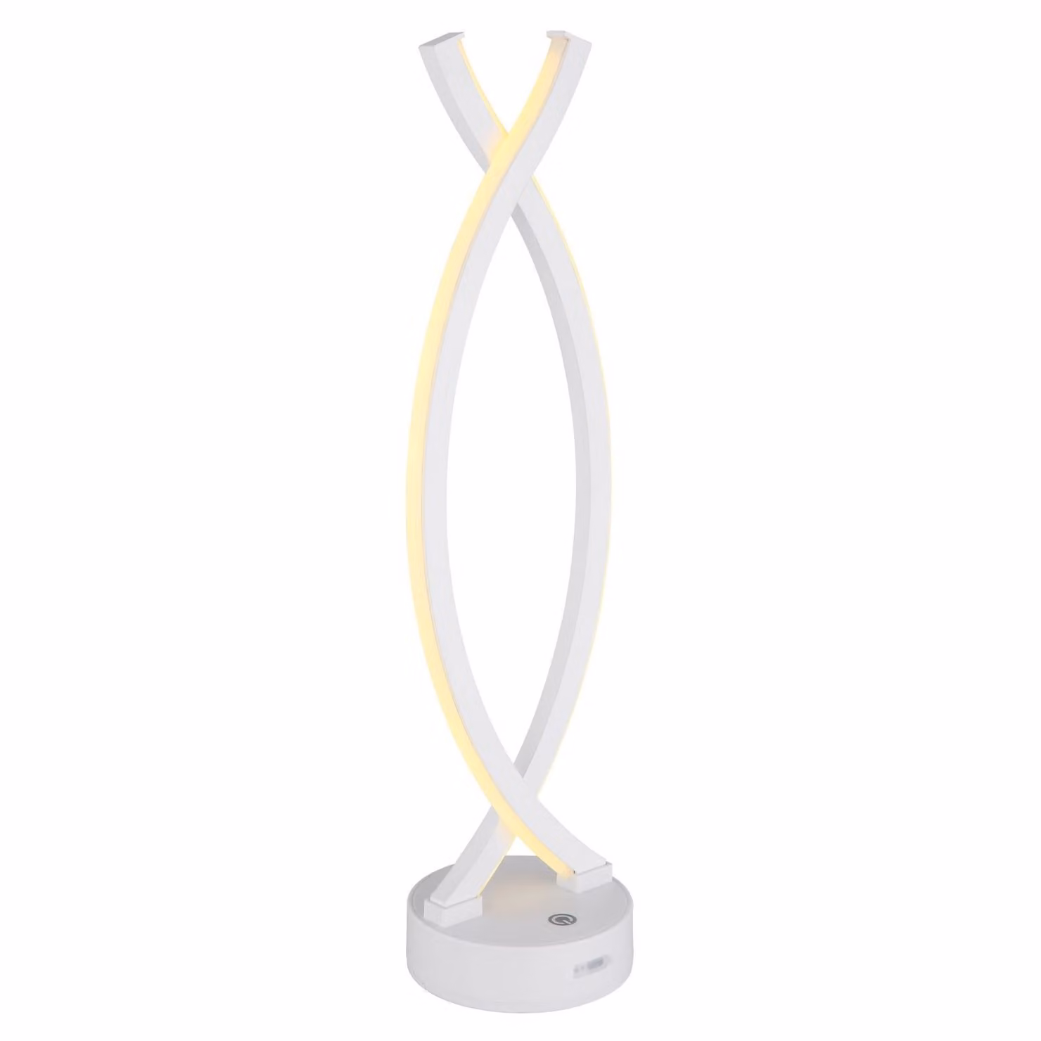 Lampada da tavolo senza fili con batteria ricaricabile Touch Dimmer Lampada da tavolo dimmerabile Bianco 58457W