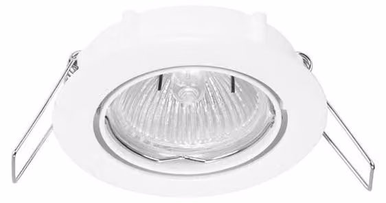 Lampada da soffitto regolabile, compatibile con lampadina GU10, colore bianco, marca Sound Plus