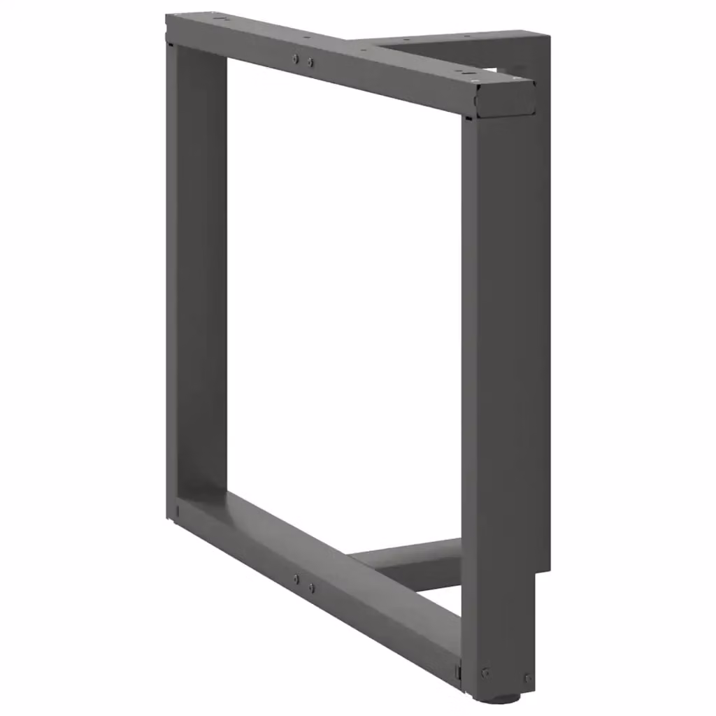 Coppia di gambe per tavolo da pranzo a forma di T vidaXL in metallo antracite L/P/H: 100 x 35 x 73 cm