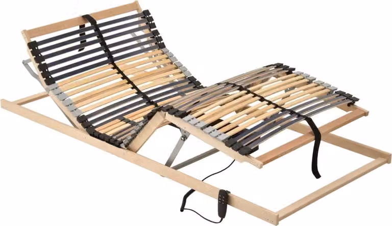 Maison Exclusive - Rete a doghe elettrica con 42 doghe, 7 zone, 100x200 cm