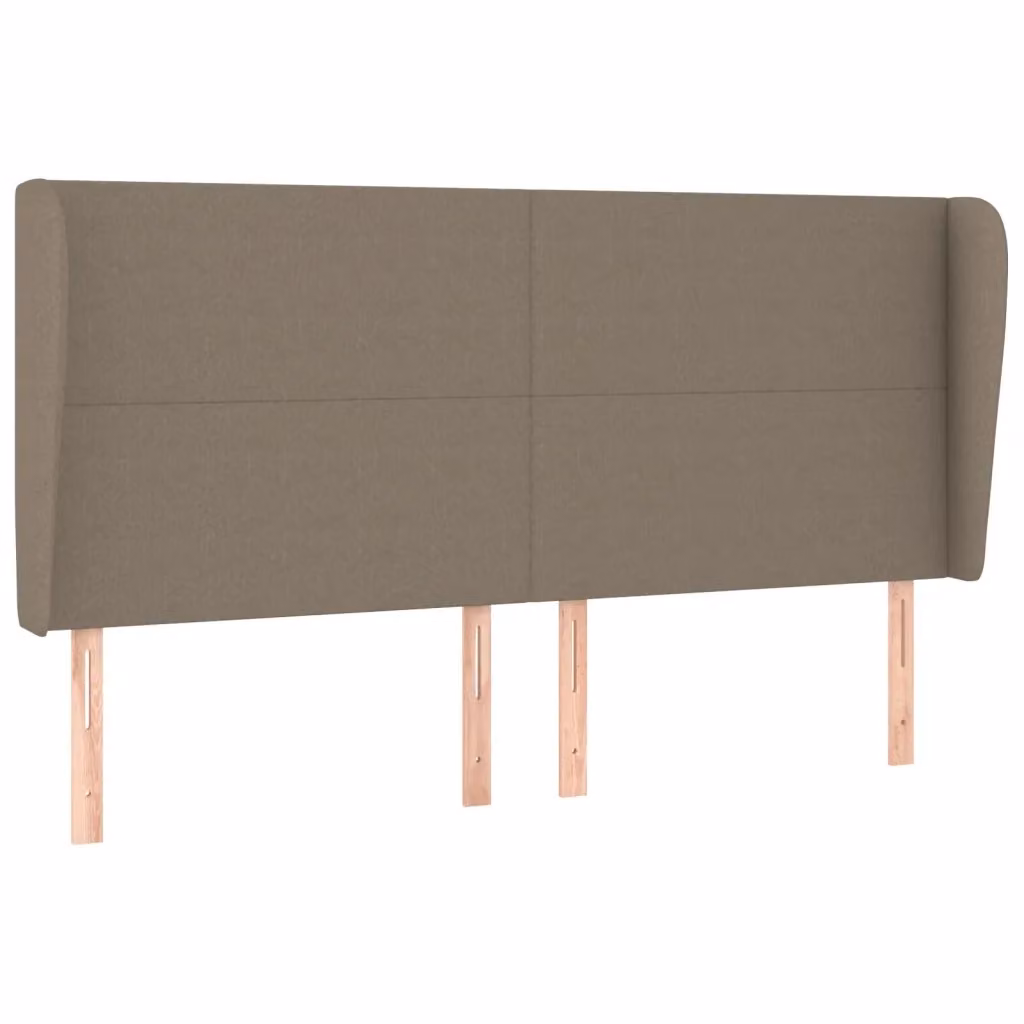 Testiera ad orecchio Design Mania in tessuto beige L: 183 cm, P: 23 cm, H: 118/128 cm – 2