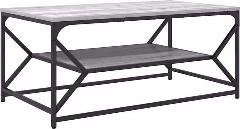 Tavolino da salotto Grigio Sonoma 90 x 50 x 40 cm