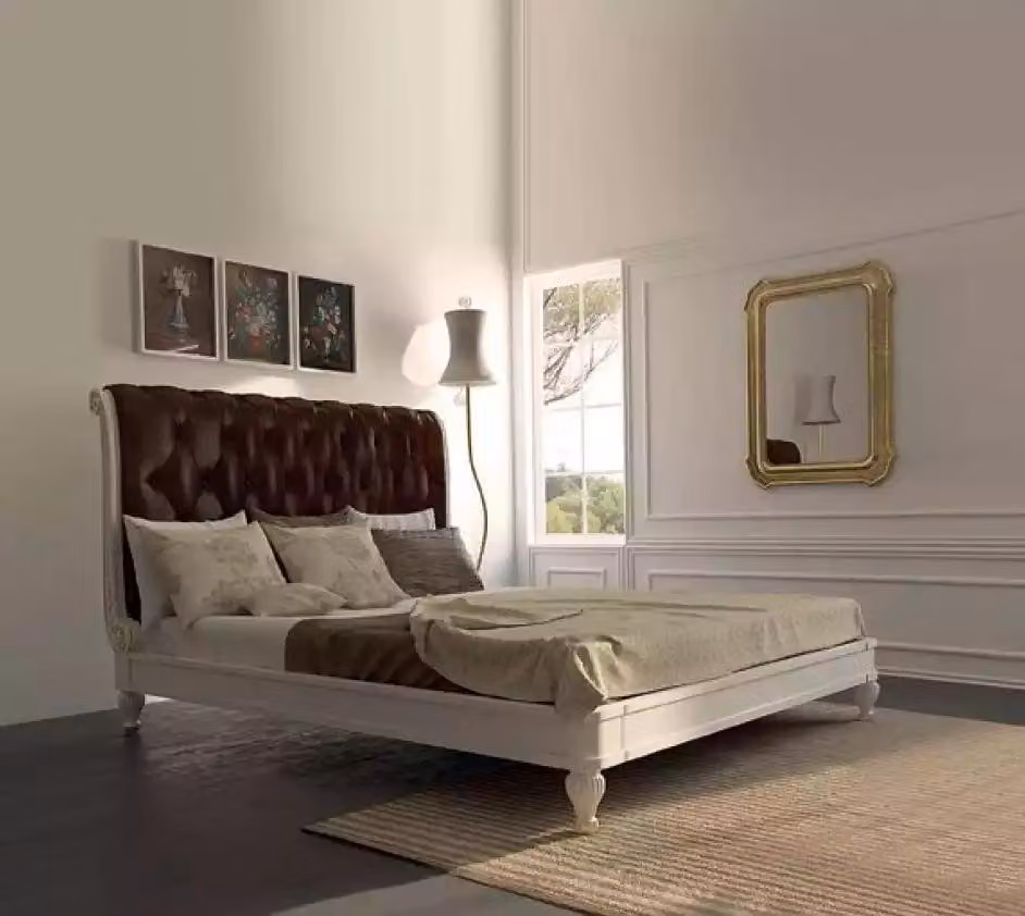 Design Bett Luxus Betten Schlafzimmer Möbel Einrichtung Doppelbett