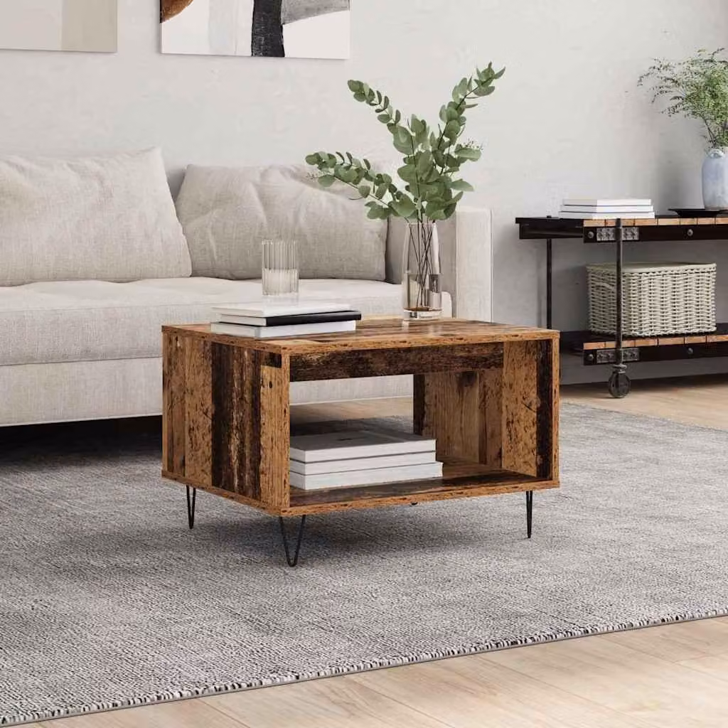 Maison Exclusive - Tavolino in legno antico 60 x 50 x 40 cm Materiale ligneo