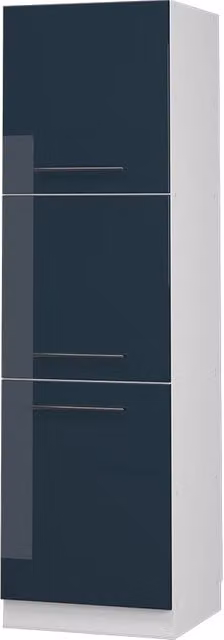 Mobile cucina dispensa Fame-Line Blu scuro lucido/Bianco 60 cm Vicco