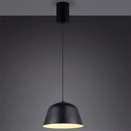 Lampada a sospensione Reality Leuchten TOVA, colore nero, dimensioni 30x150 cm, colore nero
