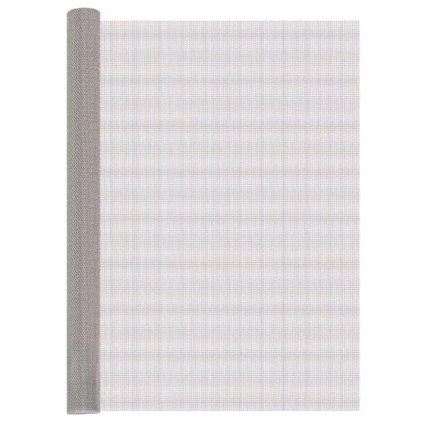 Rete per schermatura vidaXL in acciaio inossidabile argento, L: 120 cm, H: 200 cm