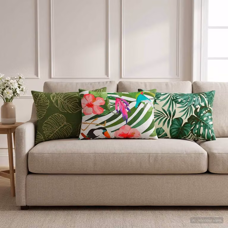vidaXL Cuscino con cuscino HEERLEN 2 pz Multicolore Poliestere
