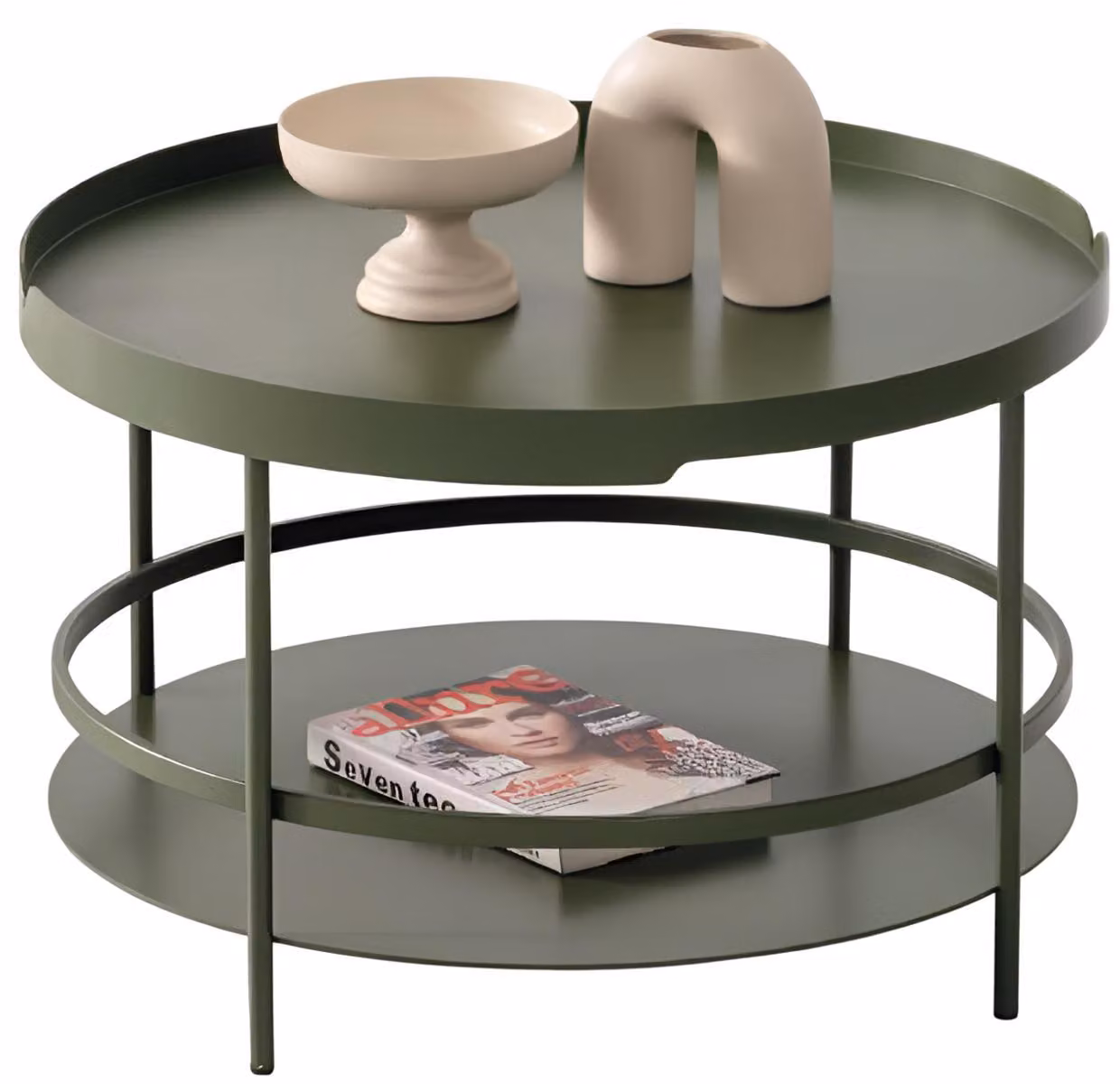 Grüner Wohnzimmer Couchtisch Ablagetisch Metalltisch Edle Möbel