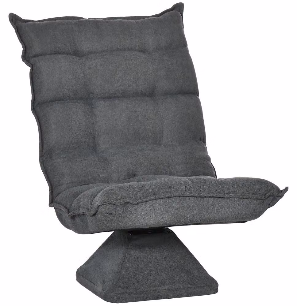 Poltrona reclinabile - Sedia imbottita - Poltrona relax - Sedia da gaming - Schienale regolabile - Rivestimento in microfibra