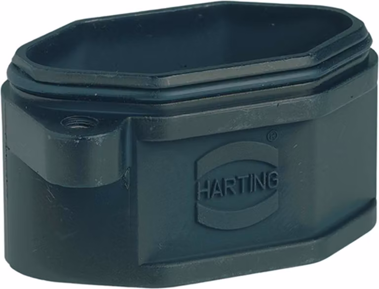 HARTING Han 3HPR Custodia aggiuntiva con chiusura a vite diritta - 1 pezzo