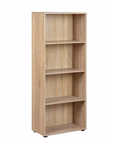 Libreria 4 ripiani rovere 145 h cm Parini