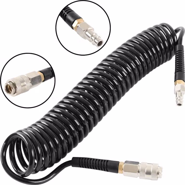 Tubo flessibile a spirale per aria compressa da 6 m