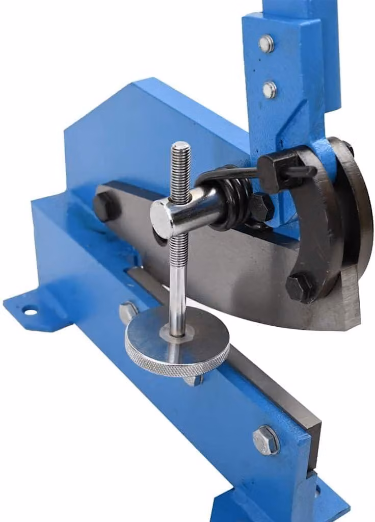 Forbice a leva con lama in acciaio temprato da 200 mm, ideale per tagliare metallo e lamiera fino a 6 mm di spessore