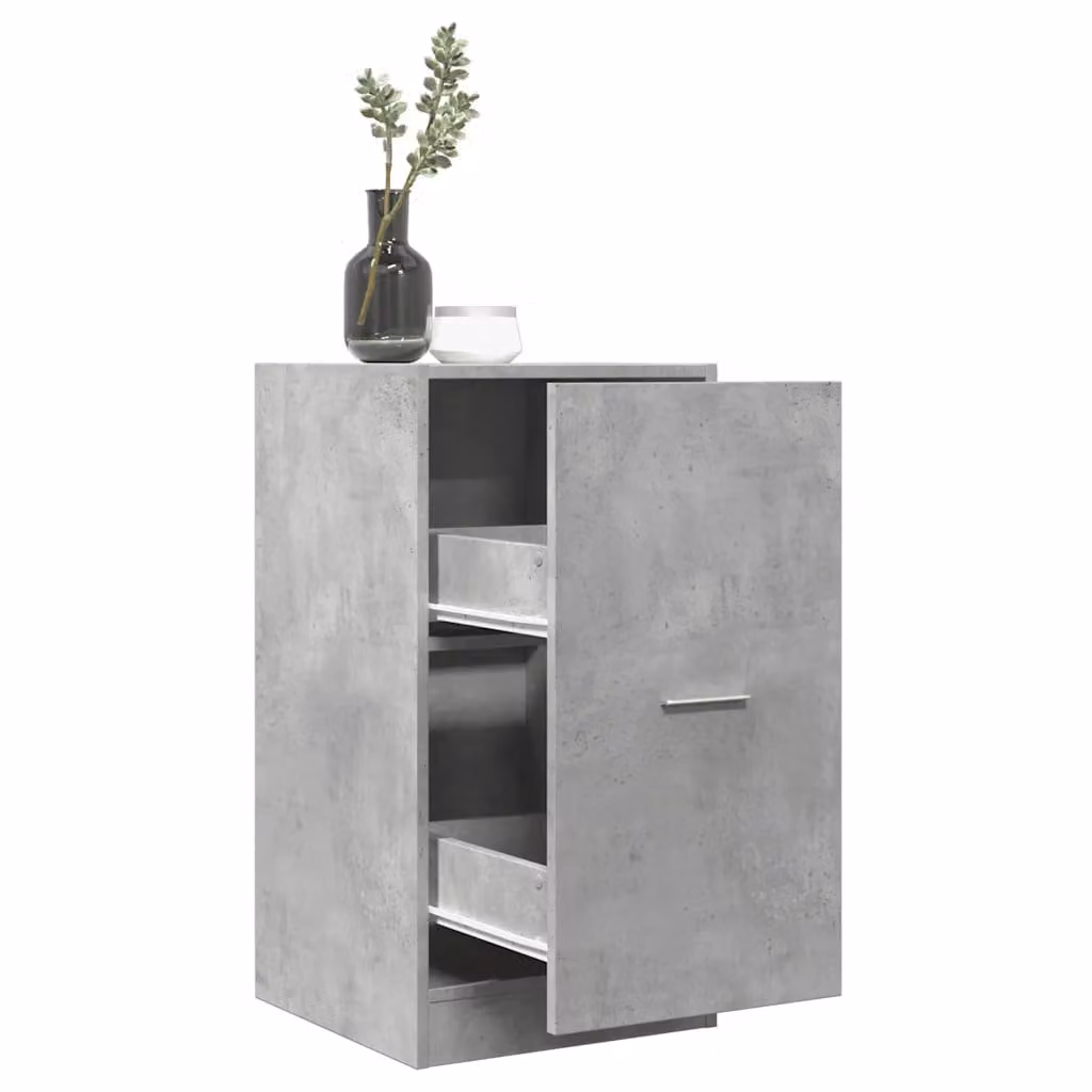 Armadietto da farmacia a parete vidaXL Grigio, L 40 cm, P 41 cm, H 77,5 cm