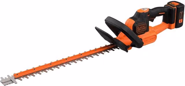 Tagliasiepi a batteria BLACK + DECKER BCHTS3625L1-QW, lama da 55 cm, 36 V, colore nero e arancione